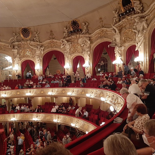 Zuschauerraum in der Komischen Oper