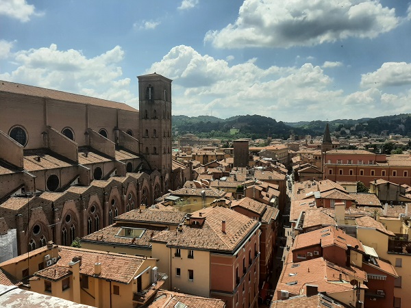 Aussicht über Bologna