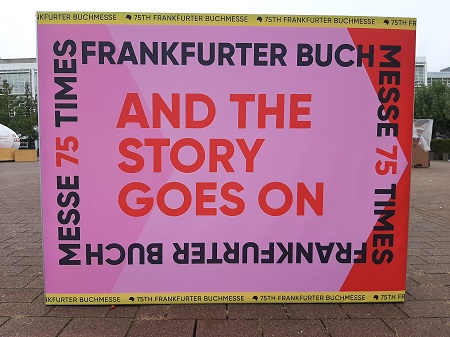 Plakat der Frankfurter Buchmesse 2023