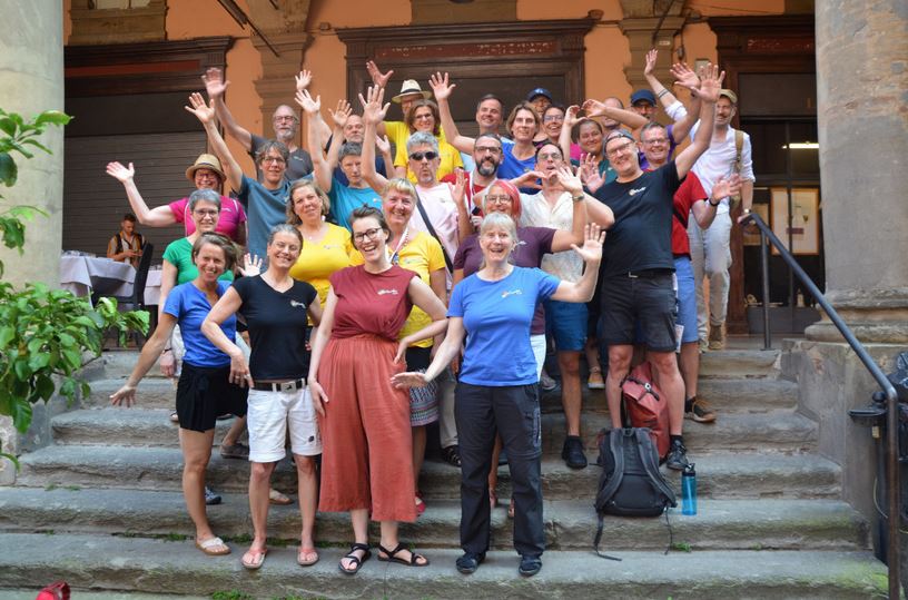 Gruppenfoto der QuerChorallen in Bologna